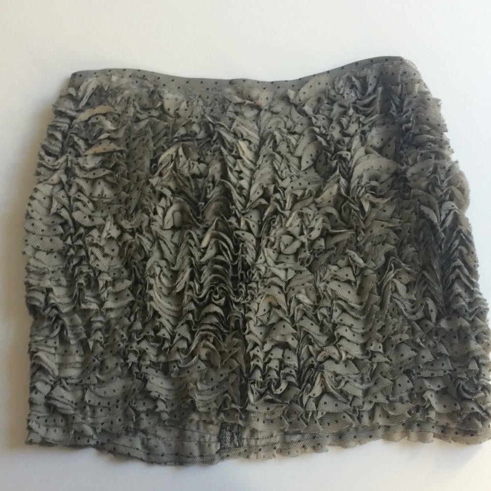 Skirt with ruffles